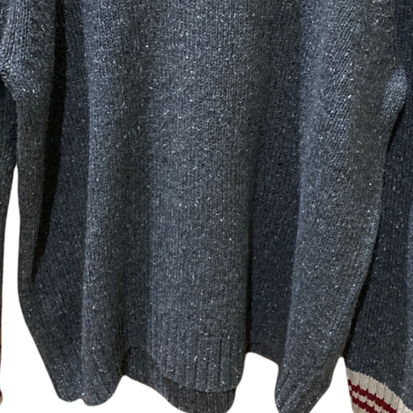 Ruff Hewn Marled Charcoal Gray Hooded Sweater - Picture 4 of 11